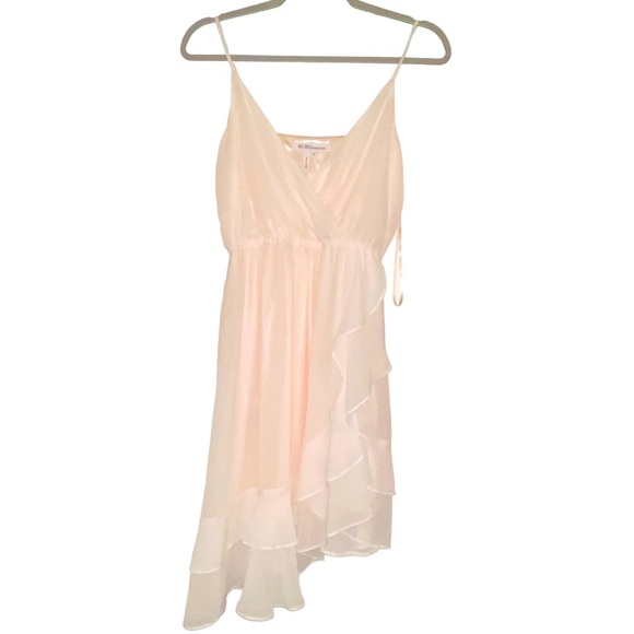 Other - BCBGeneration Blush Pink Ruffled Dress